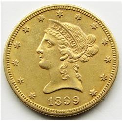 1899-P Ten Dollar $10 Liberty Eagle