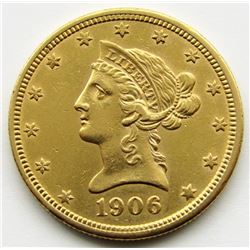 1906-D Ten Dollar $10 Liberty Eagle