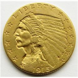 1915-P $2.5 Gold Indian Head