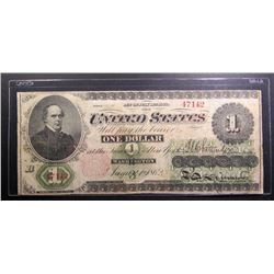 1862 ONE DOLLAR U.S. NOTE