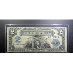 1899 TWO DOLLAR SILVER CERTIFICATE