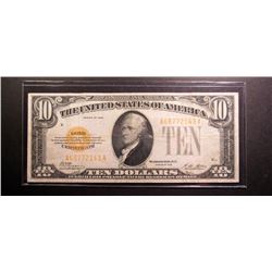 1928 $10 U.S. GOLD CERTIFICATE