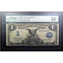 1899 $1 "BLACK EAGLE" SILVER CERT PMG 15