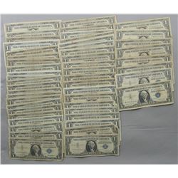 50-$1 SILVER CERTIFICATES