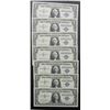 Image 1 : 7-1957 CONSECUTIVE # SILVER CERTS
