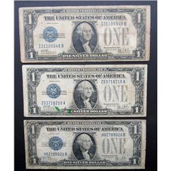 3-1928 FUNNY BACK $1 SILVER CERTS