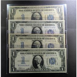 4-1934 FUNNY BACK $1 SILVER CERTS