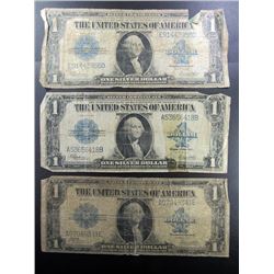 3-1923 $1 SILVER CERTIFICATES LARGE NOTES
