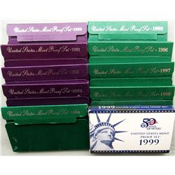 10- U.S PROOF SETS