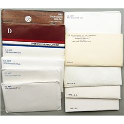 11-U.S. MINT SETS - ALL DIFF; 1969, '70,