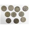 Image 2 : 10 - SEATED DIMES , MIXED DATES & GRADES