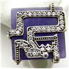Image 3 : STERLING SILVER LOT - 1 RING & 1 PENDANT
