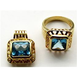 FLASHY STERLING SILVER GOLD PLATED