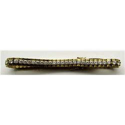 STERLING SILVER GOLD PLATED BRACELET