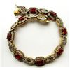 Image 3 : 2 STERLING SILVER GOLD PLATED BRACELETS