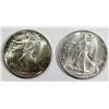 Image 1 : 1941 & 1941-D WALKING LIBERTY HALF DOLLARS