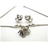 Image 1 : NECKLACE AND CLIP ON EARRING SET