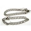 Image 1 : 2 VINTAGE ETON STERLING SILVER CHARM BRACELETS