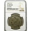 Image 1 : 1893-CC MORGAN SILVER DOLLAR NGC VG DETAILS
