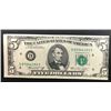 Image 1 : 1974 ERROR NOTE $5 OFF CENTER/MISCUT