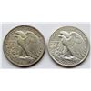 Image 2 : 2-1942 WALKING LIBERTY HALF DOLLARS