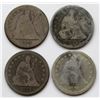 Image 1 : 4-SEATED QTRS:  1876, 1877, 1857, 1891