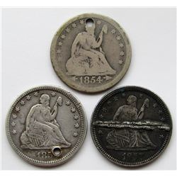 3-DAMAGED SEATED QUARTERS