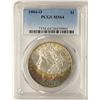 Image 1 : 1884-O $1 Morgan Silver Dollar Coin PCGS MS64 Amazing Rainbow Toning