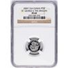 Image 2 : 2009 T.DA Cunha 5 Pounds 1/10 oz St. George & Dragon Platinum Coin NGC PF69