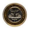 Image 1 : .999 Fine Silver Flamingo Casino Laughlin, NV $10 Limited Edition Gaming Token