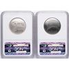 Image 3 : Opening Day 2014-D & 2014-S Baseball Hall of Fame Half Dollar Coins NGC MS70/PF7