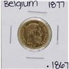 Image 1 : 1877 Belgium Leopold 20 Francs Gold Coin