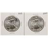 Image 1 : Lot of (2) 2015 $1 American Silver Eagle Coins