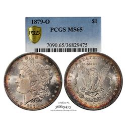 1879-O $1 Morgan Silver Dollar Coin PCGS MS65