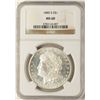Image 1 : 1880-S $1 Morgan Silver Dollar Coin NGC MS60