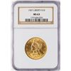 Image 1 : 1907 $10 Liberty Head Eagle Gold Coin NGC MS63