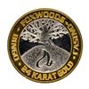 Image 2 : .999 Fine Silver Foxwoods Resort Casino $10 Limited Edition Gaming Token
