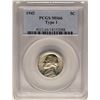 Image 1 : 1942 Type 1 Jefferson Nickel Coin PCGS MS66