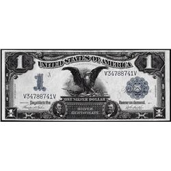 1899 $1 Black Eagle Silver Certificate Note