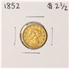 Image 1 : 1852 $2 1/2 Liberty Head Quarter Eagle Gold Coin