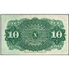 Image 2 : March 3, 1863 Ten Cents Fourth Issue Fractional Currency Note