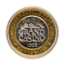 .999 Fine Silver Grand Casino $10 Limited Edition Gaming Token