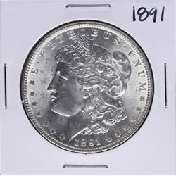 1891 $1 Morgan Silver Dollar Coin