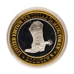 .999 Fine Silver Boomtown Reno, Nevada $10 Limited Edition Gaming Token