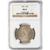 Image 1 : 1837 Capped Bust Half Dollar Coin NGC MS61