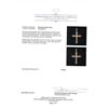 Image 4 : 14KT Rose Gold Pearl Cross Pendant