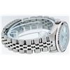 Image 4 : Rolex Ladies Stainless Steel Blue Diamond & Channel Set Sapphire Datejust Watch