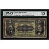 Image 1 : 1908 $5 Canada Montreal The Molsons Bank Note PMG Fine 12 Net