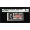 Image 1 : 1874 50 Cent Fifth Issue Fractional Currency Note Fr.1381 PMG Choice Uncirculate