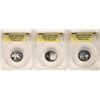 Image 1 : Lot of (3) 2000-S Proof Silver State Quarter Coins ANACS PR70 DCAM